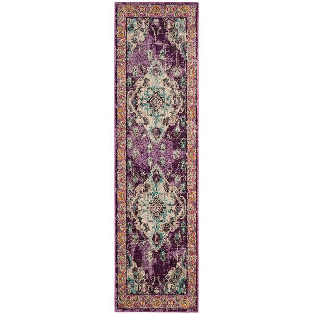 SAFAVIEH Monaco Lillie Boho Medallion Distressed Area Rug