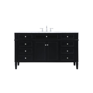 Elegant Lighting VF12560 Park Avenue 60" Free Standing Single Basin