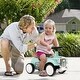 preview thumbnail 21 of 25, Kids Sit to Stand Vehicle with Working Steering Wheel and Under Seat Storage - 23" x 10.5" x 13.5" (L x W x H)