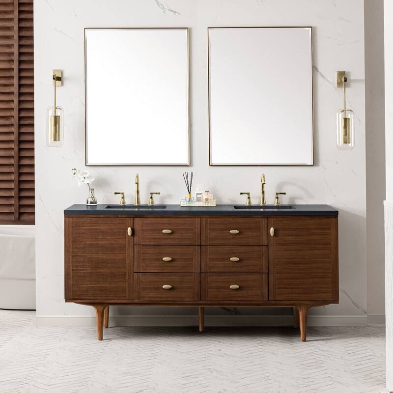 James Martin Vanities 670-V72-3CSP Amberly 72" Free Standing or Wall