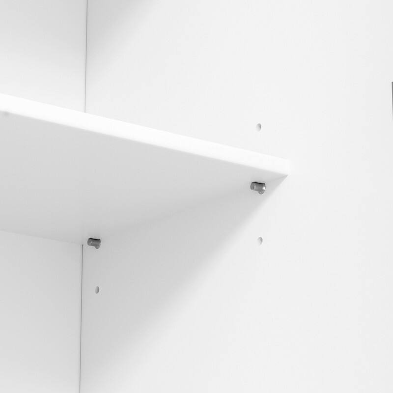 Farmhouse 77" Kitchen Pantry Storage Cabinet with Adjustable Shelves and Multiple Door Shelves