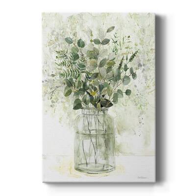 Delicate Greenery II Premium Gallery Wrapped Canvas - Ready to Hang