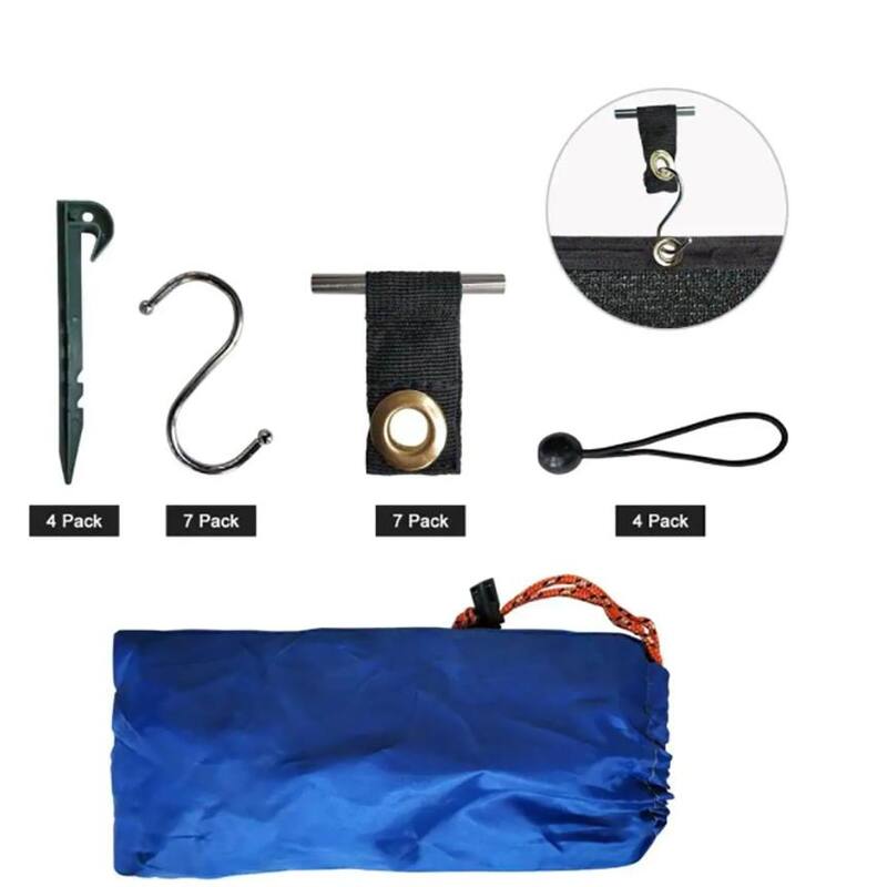 Origin RV Awning Privacy Side Sunblock Shade Drop , Black