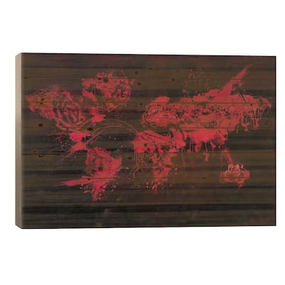 Velvet Flowers Print On Wood by Diego Tirigall - Multi-Color