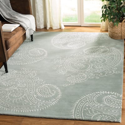 SAFAVIEH Handmade Bella Kristiana Paisley Modern Floral Wool Rug