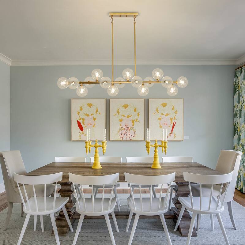 Sputnik Chandeliers Globe Chandelier Kitchen Island Lighting Chandeliers For Dining Room - 16-Light