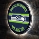 preview thumbnail 20 of 22, Seattle Seahawks LED Lighted Sign Navy