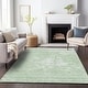 preview thumbnail 43 of 71, Premium Washable Super Soft Muted Floral Mayfield Rug Mint - 10' x 14' - Rectangle