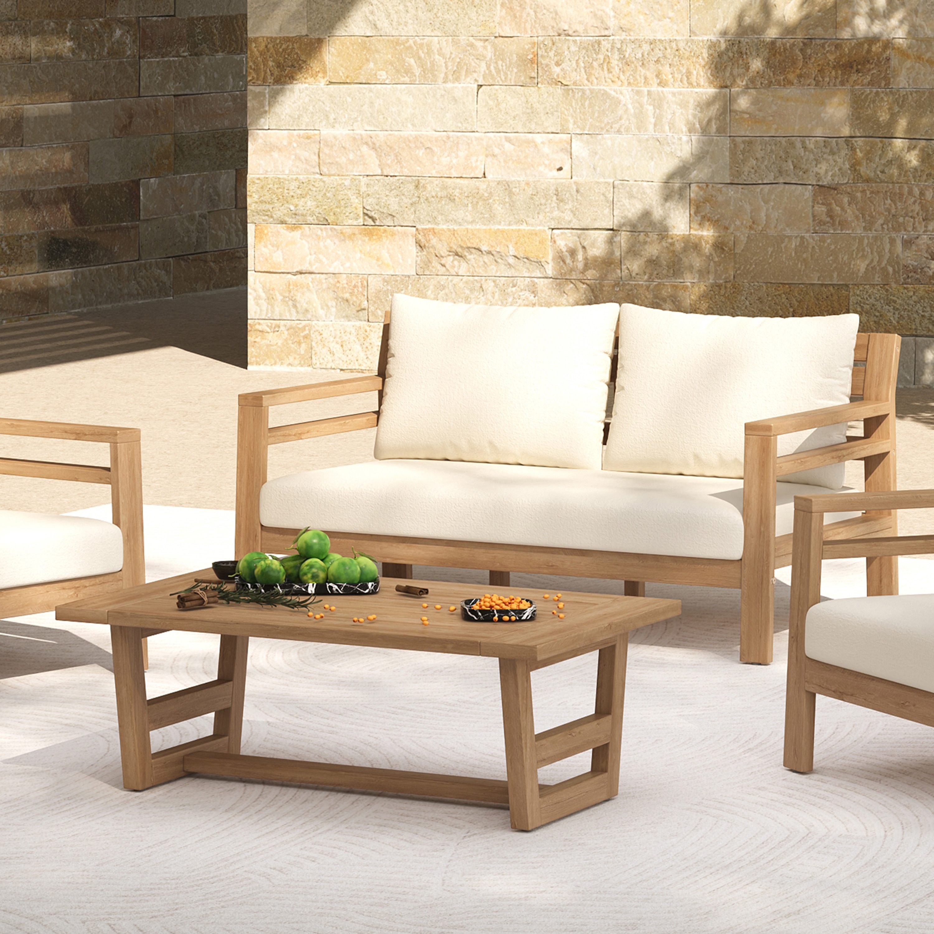 Christopher Knight Home Mason 2-Piece Outdoor Sofa Set
