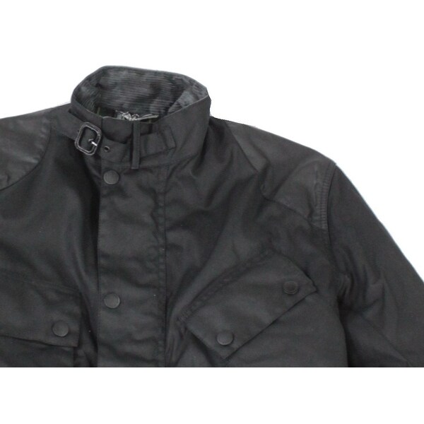 barbour mens jacket black