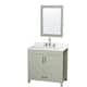 Option Light Green, Nickel Trim, White Quartz Top