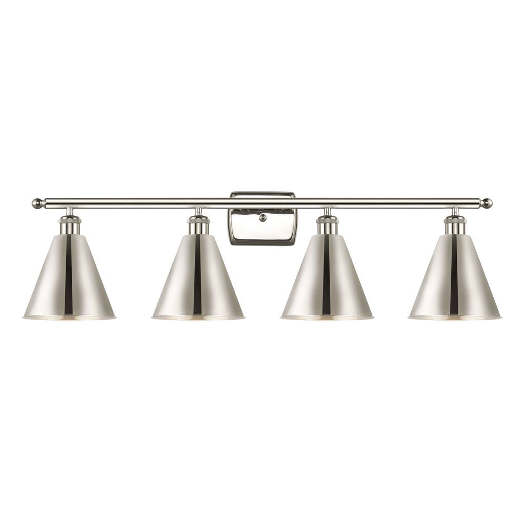 Innovations Lighting Ballston Cone - 4 Light 38" Bath Vanity Light