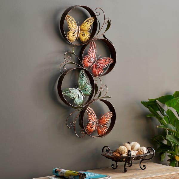Butterfly Wall Art Metal 3d Butterfly Crafts Compatible With Home Garden  Decor A