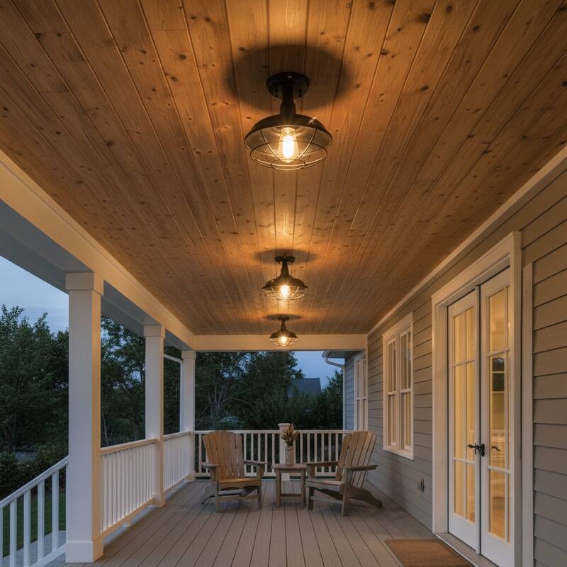1 Light Ceiling light in Oil Rubbed Bronze