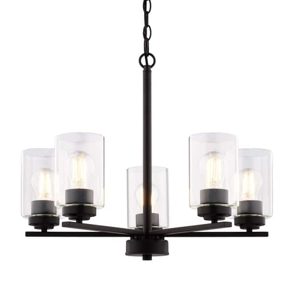 slide 2 of 11, Vaxcel Lighting H0313 Park Ridge 5 Light 21" Wide Chandelier
