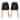 Modern Plastic and Wood Dining Chairs (Set of 2)