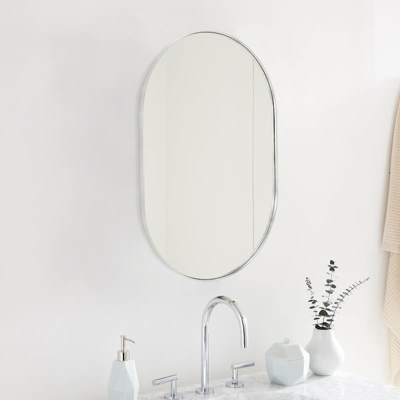 TEHOME Cristos Metal Wall Mirror