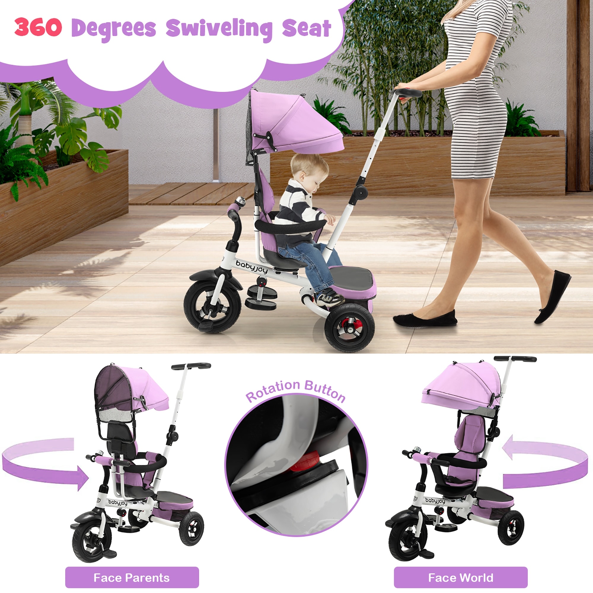 Baby joy online tricycle