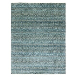 Georgian Blue Kohinoor Herat Design With Small Geometric Repetitive ...