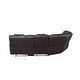 preview thumbnail 5 of 8, Hong Kong Transitional Style Power Reclining & USB Port Charger Sectional Made with Wood