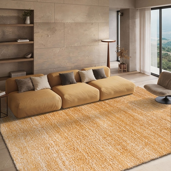 SAFAVIEH Hudson Shag Justine Modern 1 3/4-inch Thick Rug - On Sale