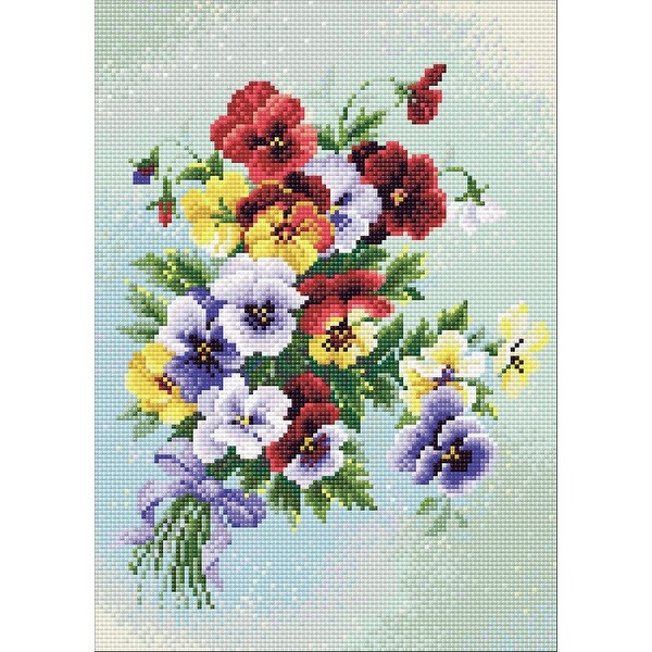 RIOLIS Counted Cross Stitch Kit 15.75/"X15.75/"-Serbian Landscape 10 Count
