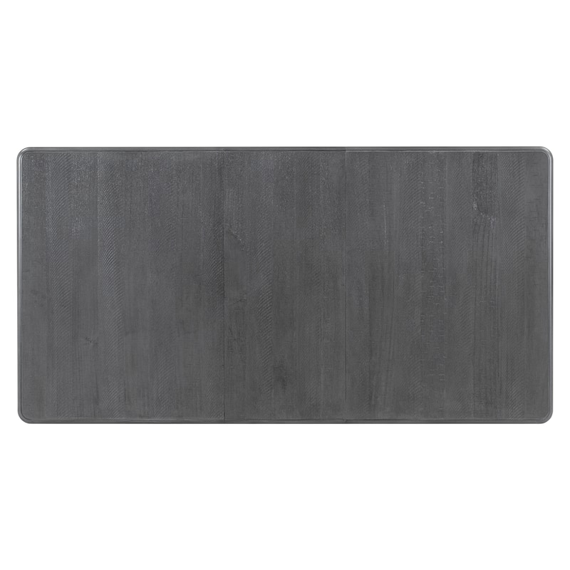 70" Dining Table Set with Extendable Table and 6 Upholstered Chairs