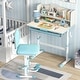 preview thumbnail 4 of 29, Costway Kids Study Desk with 7-Level Tiltable Desktop Adjustable - See Details