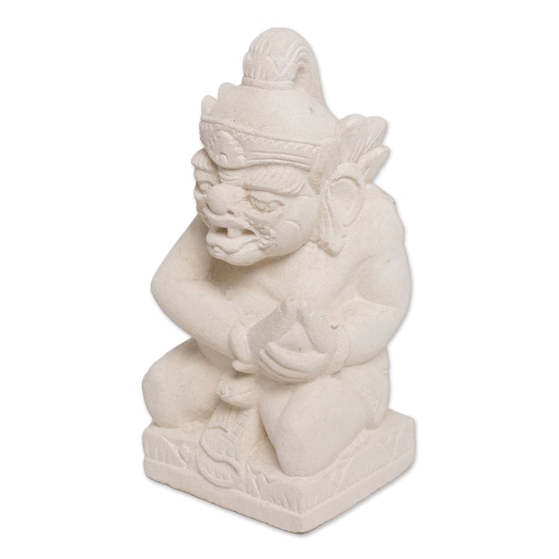 Novica Handmade Tualen Sandstone Sculpture