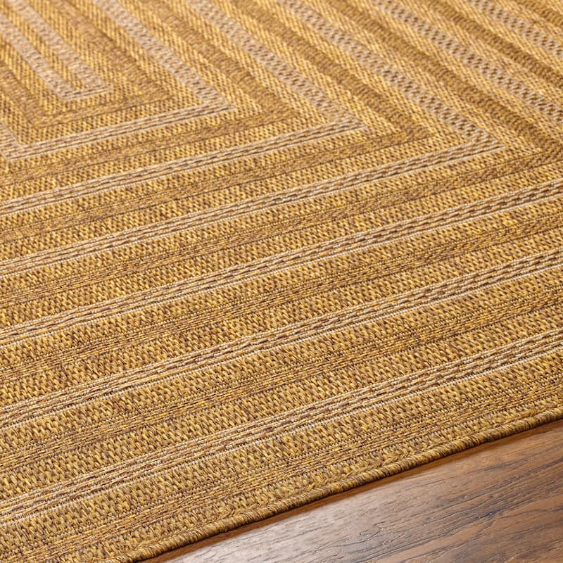 Livabliss Pismo Indoor/ Outdoor Infinity Border Area Rug