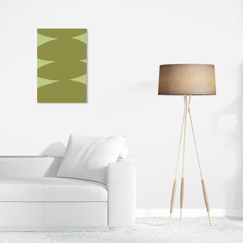 Wynwood Studio Canvas Abstract Aguacate Avocado Green and Modern & Contemporary Wall Art Canvas Print - 24 x 16