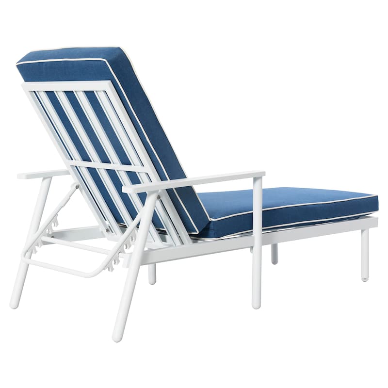 Outdoor Aluminum Chaise Lounge Chair with 6 Adjustable Backrest