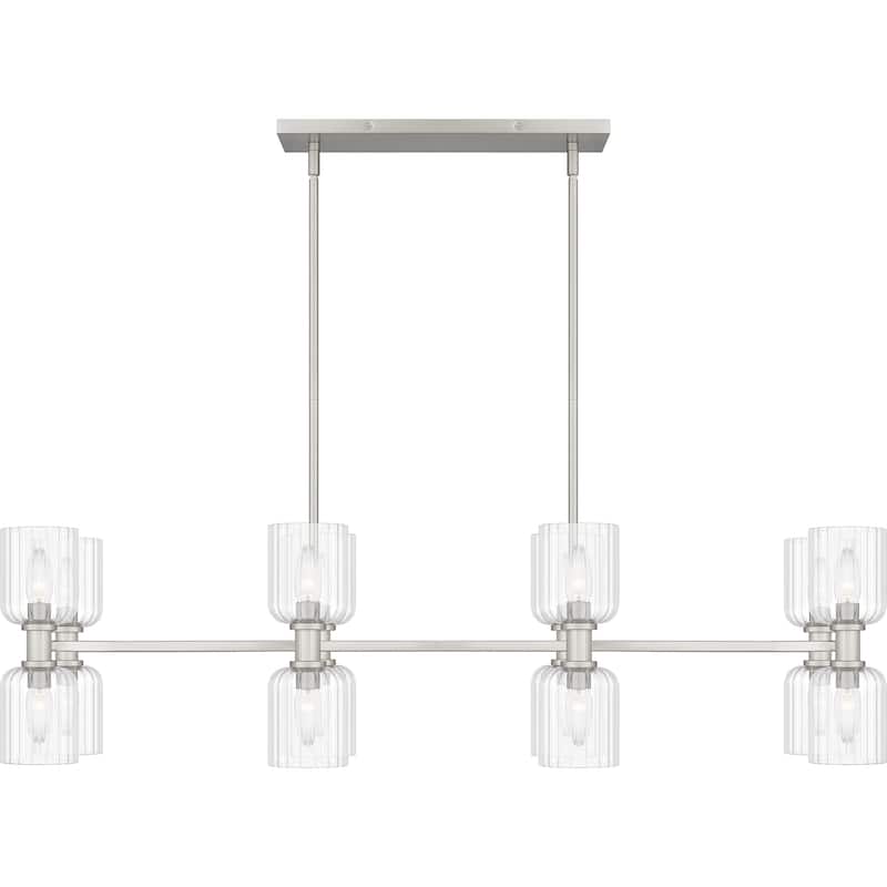 Ramada 16-Light Brushed Nickel Island Light