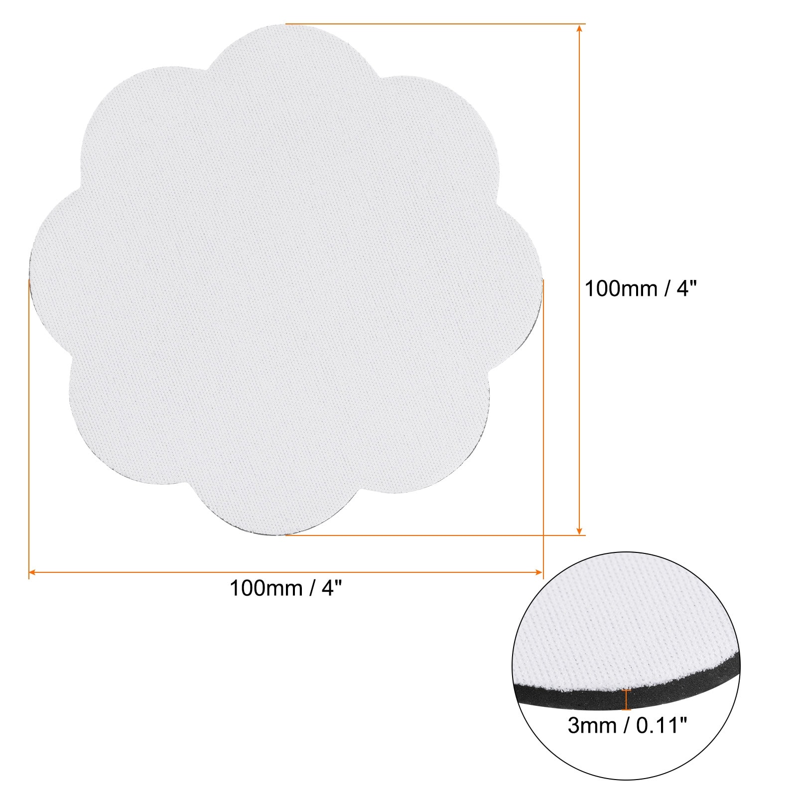 30pcs Sublimation Coasters Blanks Round Shape - White - Bed Bath & Beyond -  37973911