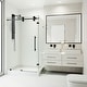 preview thumbnail 62 of 97, VIGO Winslow Frameless Sliding Shower Enclosure