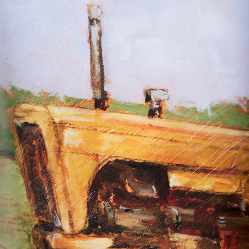 Rustic Tractors IV Framed Art Print