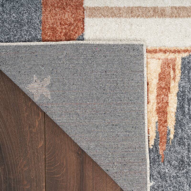 Nourison Astra Machine Washable Graphic Area Rug