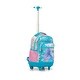 preview thumbnail 5 of 26, 20-Inch 3PCS Kids Rolling Luggage Set, Trolley Backpack with Lunch Bag and Pencil Case for Girls, Suitcase with Mermaid Pattern