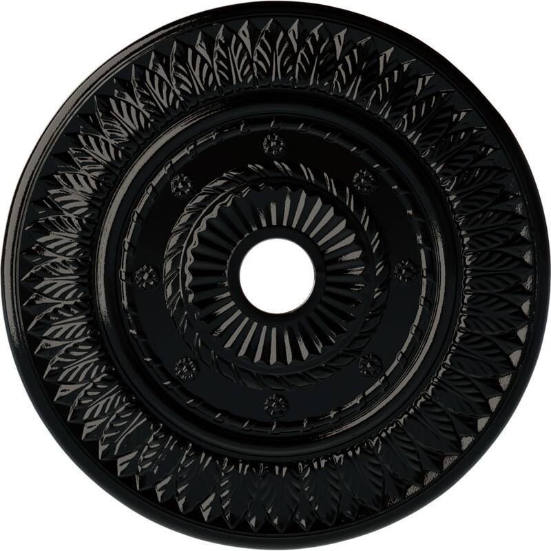 26 3/4"OD x 3 5/8"ID x 1 1/8"P Leaf Ceiling Medallion