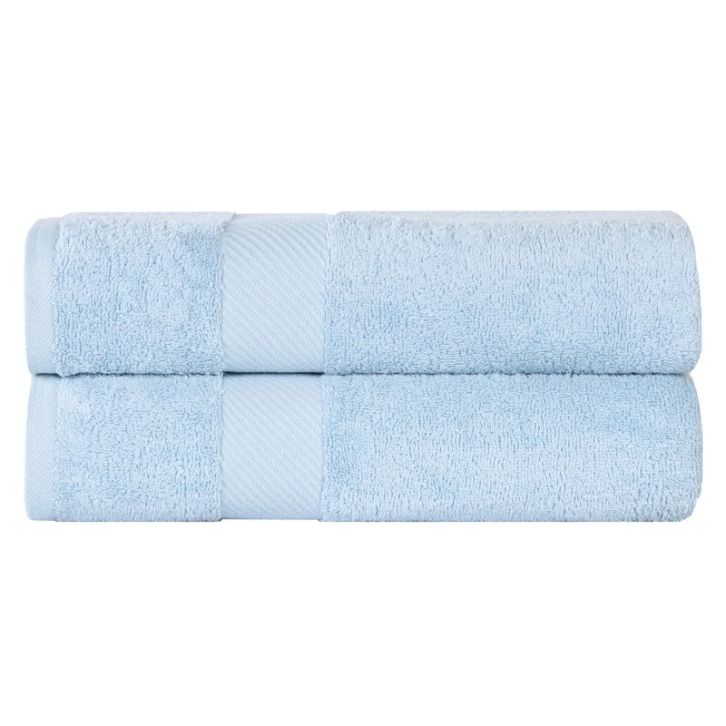 Superior Kendell Egyptian Cotton Solid Medium Weight Bath Towel Set of 2
