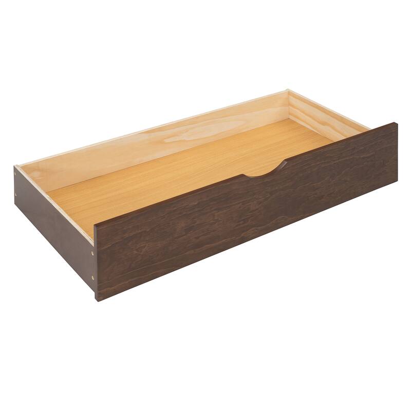 Queen Size Platform Bed with 2 Spacious Drawers and Twin XL Trundle, Ideal for Small Spaces, Maximizing Comfort and Storage