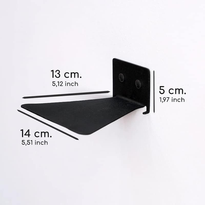 Invisible Floating Metal Bookshelves