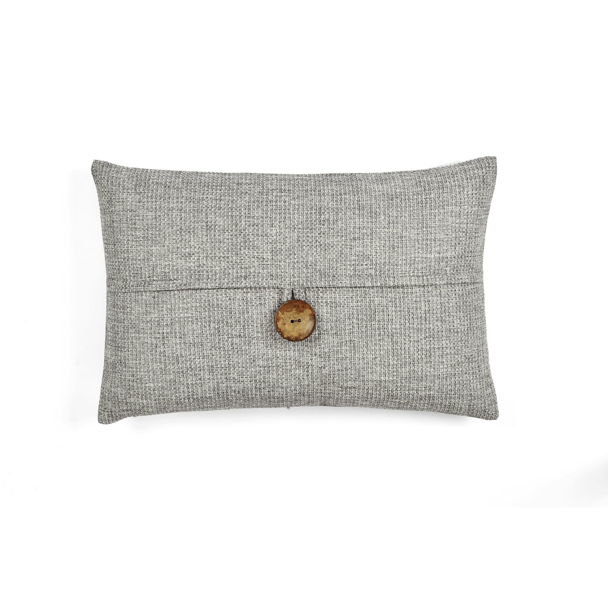 Lush Decor Clayton Woven Button Decorative Pillow Cover