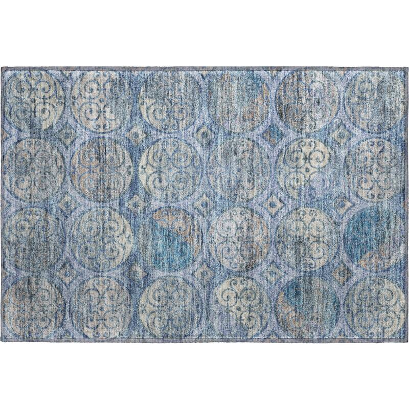 Premium Washable Super Soft Traditional Scroll Mayfield Rug