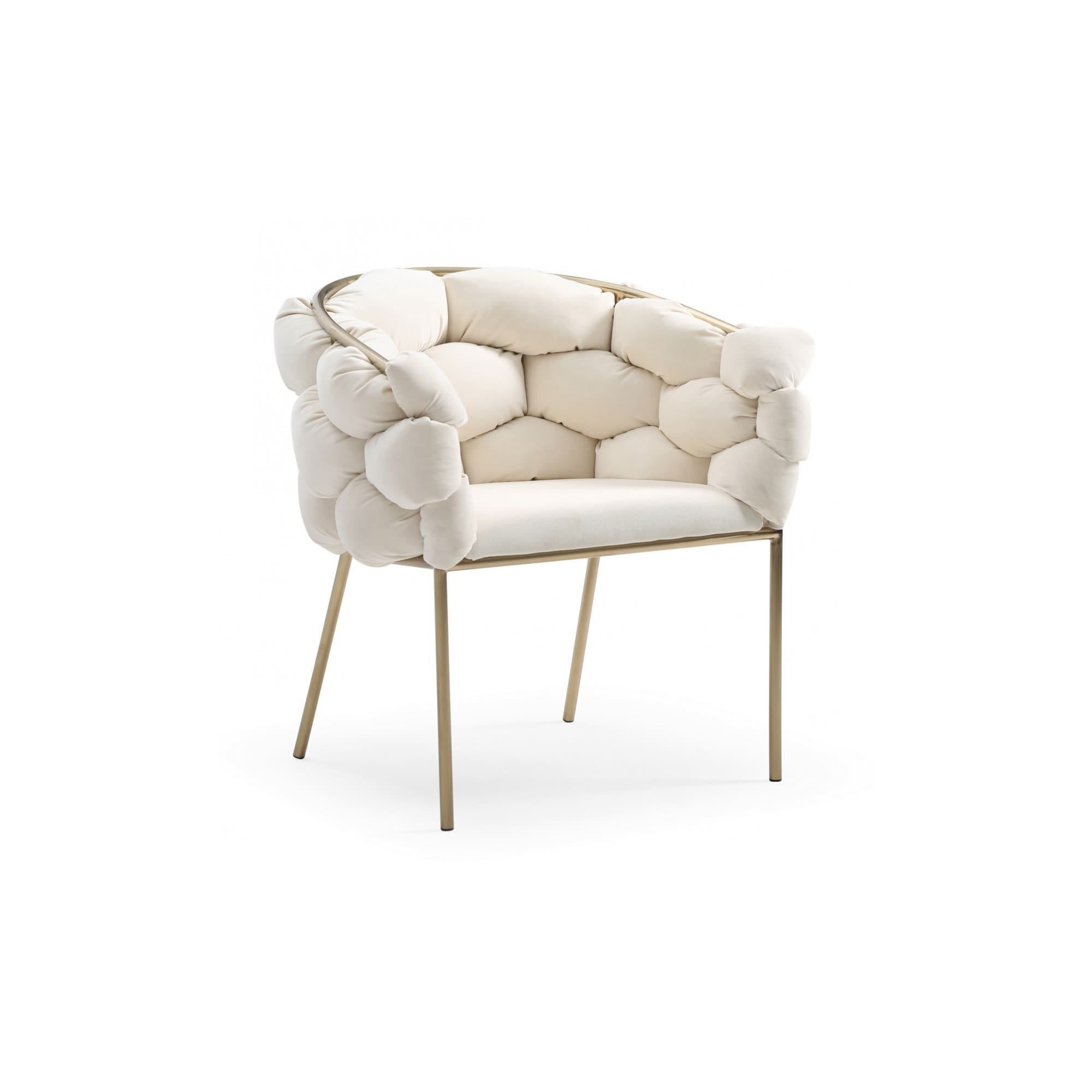 Modrest Debra Modern White Fabric Dining Chair On Sale Overstock 31296163