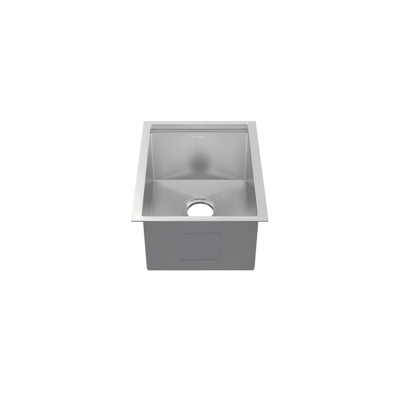 Rivage 15 x 19 Single Basin Undermount Kitchen Workstation Sink - 15 x 19
