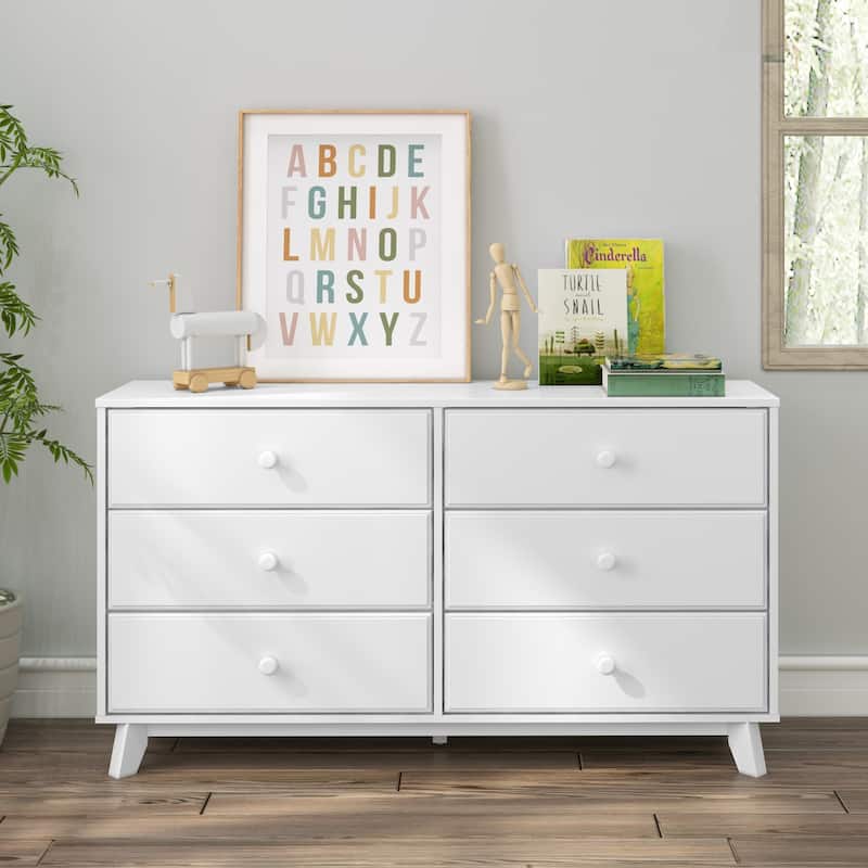 Max and Lily Solid Wood 6-Drawer Dresser