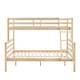 preview thumbnail 7 of 41, Twin Over Full Bunk Bed,Solid Wood Frame,High Guardrail,Safe for Kids