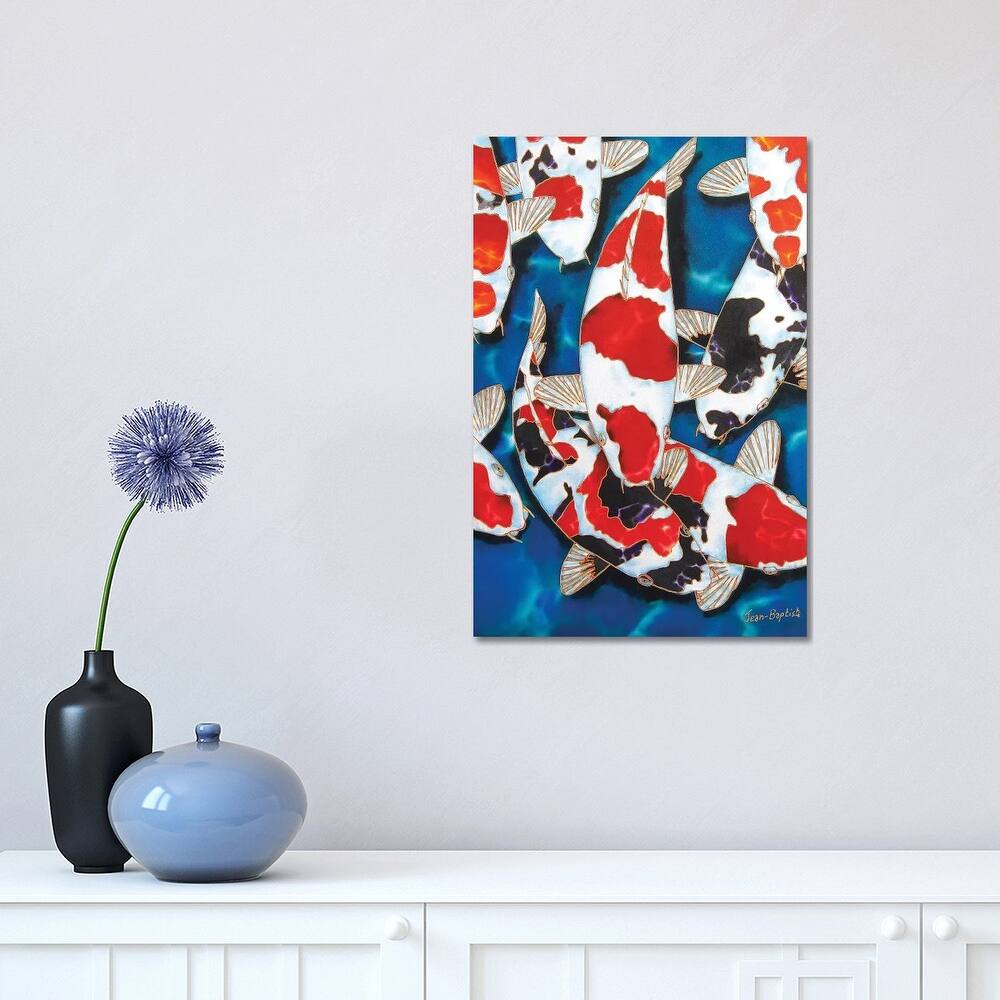 iCanvas "8 Koi" by Daniel Jean-Baptiste Canvas Print