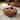 Wooden Handcrafted Relief Round Coffee Table with Sturdy Pedestal